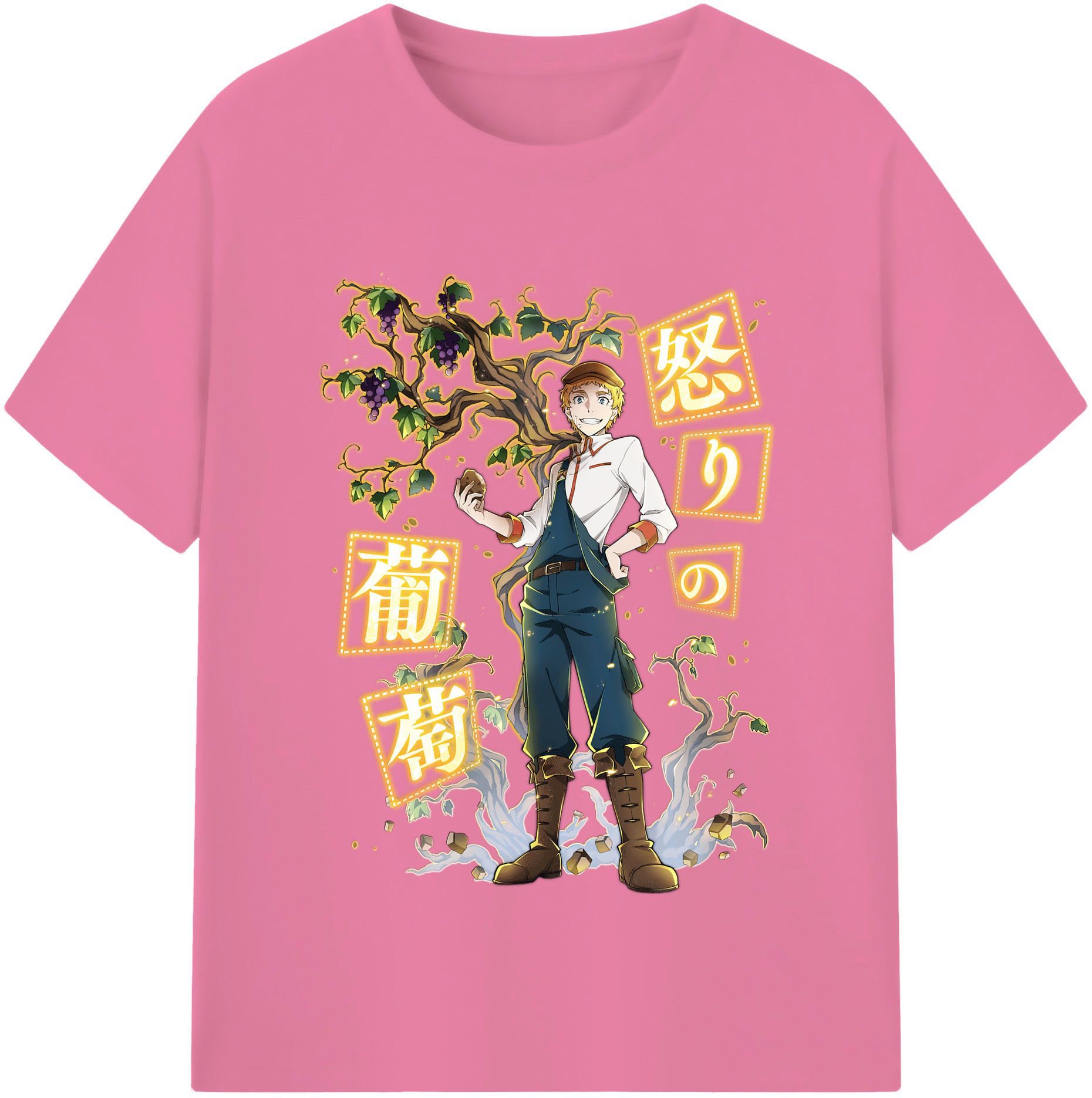 （画像用） 文豪ストレイドッグス Bungo Stray Dogs 綿100％半袖Tシャツ（フロントプリント）